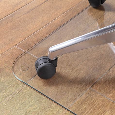 Lorell Tempered Glass Chairmat - Carpet, Hardwood Floor, LLR82835, LLR ...