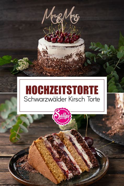 Schoko Kirsch Torte Sally Naked Cake Schokoladentorte Mit