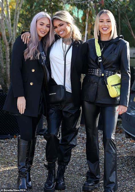 Chloe Sims Oozes Sex Appeal As She Joins Sister Demi At Sam Bird S