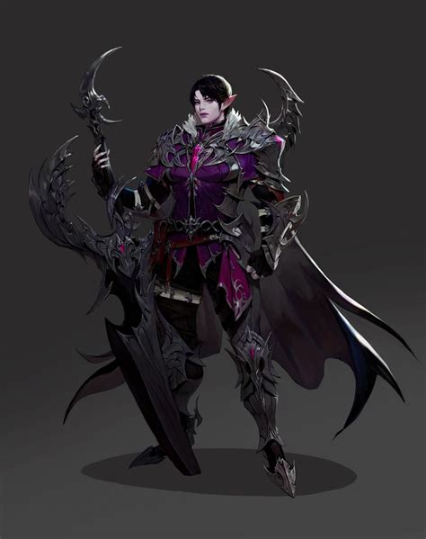 Dark Elf Warrior Kang Jihun On Artstation At Https Artstation