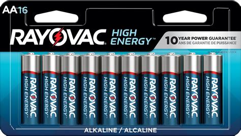 Rayovac High Energy AA Batteries 16 Pack Double A Alkaline Batteries