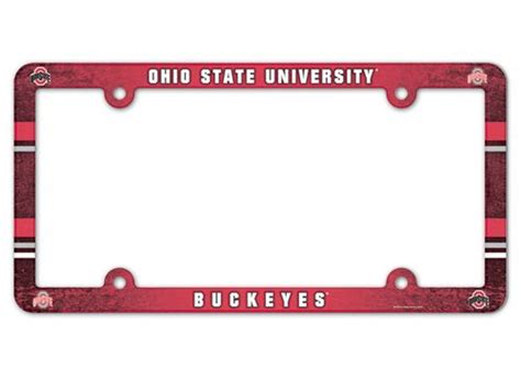 Ohio State Buckeyes License Plate Frame - Full Color - Sports Fan Shop