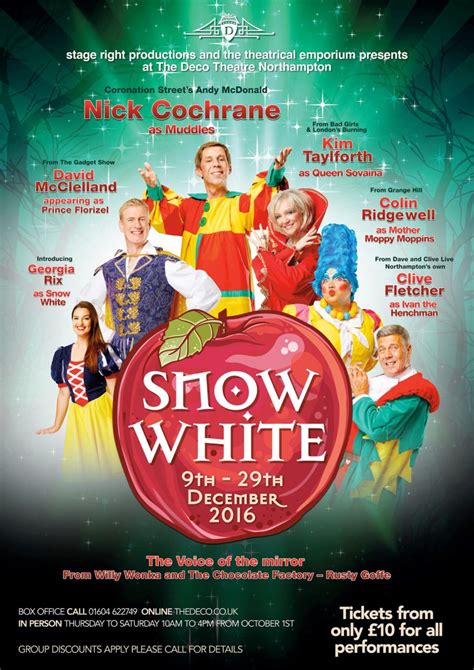 Snow White And The Seven Dwarfs 2016 Christmas Pantomime The Old