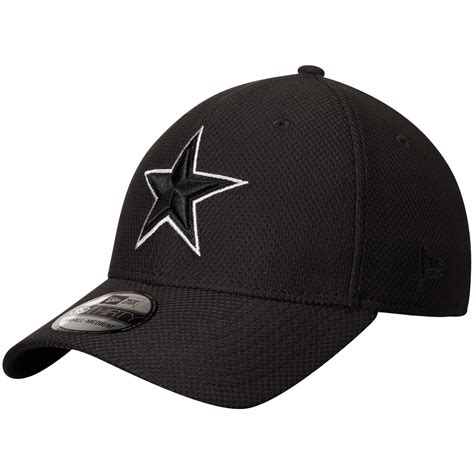 Dallas Cowboys New Era Tone Tech Three 39thirty Flex Hat Black