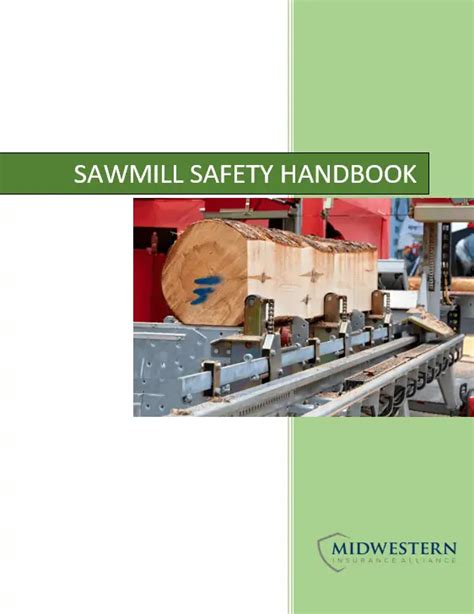 Sawmill Safety Handbook Wood Products Workers Comp