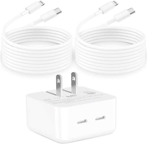 Amazon Apple MFi Certified IPhone Fast Charger GEONAV 35W Dual