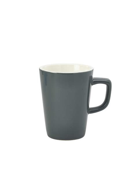 Royal Genware Latte Mug 34cl Grey Catering Products Direct