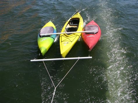 Towing A Kayak Behind A Boat Lapstrake Boat Diy