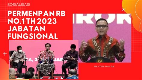 Sosialisasi Permenpanrb No 1 Tahun 2023 Tentang Jabatan Fungsional