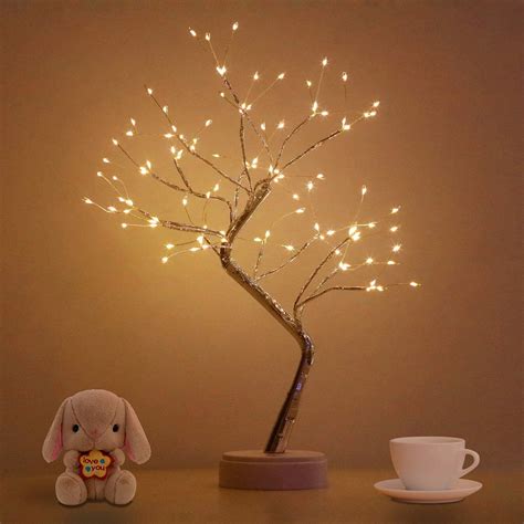 Bonsai Tree Light For Room Decor Aesthetic Lamps For Living Room Cute