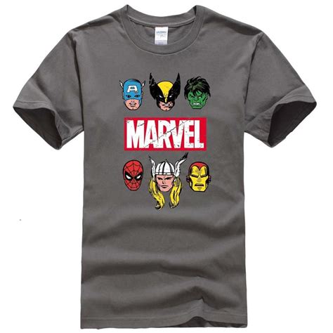 Super Hero T Shirt Tops Tee Men Marvel T Shirt Casual O Neck Tees