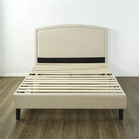 Stanhope Upholstered Low Profile Platform Bed VigsHome