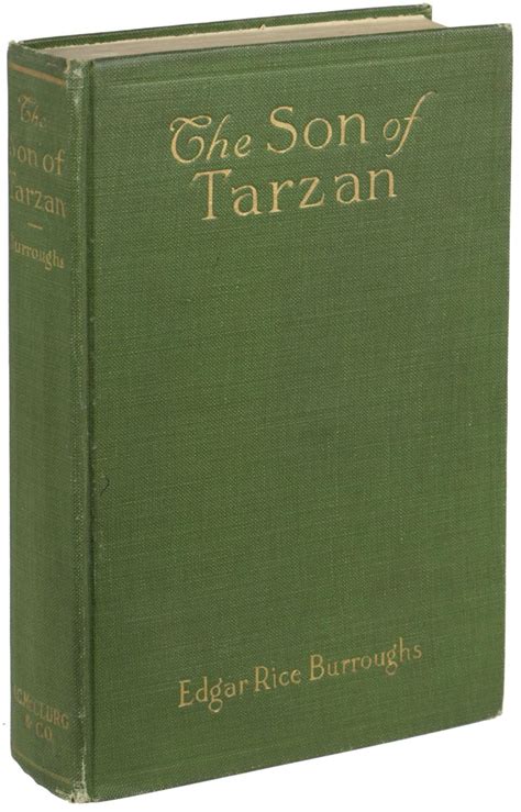 THE SON OF TARZAN By Burroughs Edgar Rice 1917 John W Knott Jr