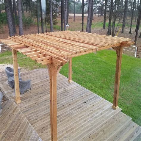 How To Build A Pergola On A Deck Pergola Depot