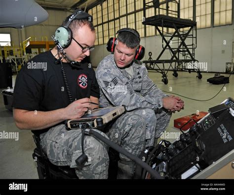 Staff Sgt Joshua Scott And Staff Sgt Cory Jones 127th Aircraft Maintenance Squadron Weapons