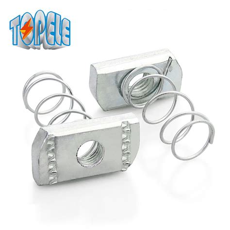 Zinc Plated Channel Spring Nut Steel Channel Metal Fasteners Galvanized