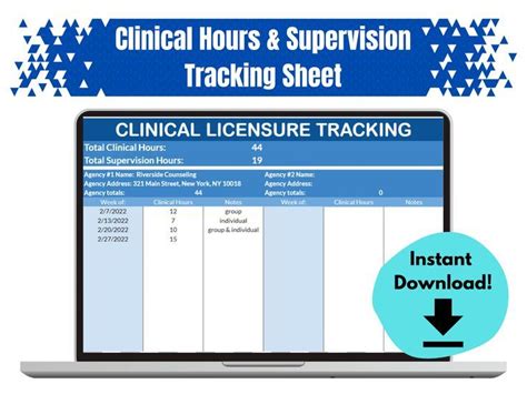 This Tracking Sheet Can Be Used To Record Clinical And Supervision