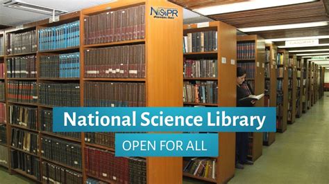 National Science Library Csir Niscpr One Of The Oldest And Largest