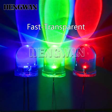 Pcs F Mm Fast Slow Rgb Flashing Red Green Blue Rainbow Multi