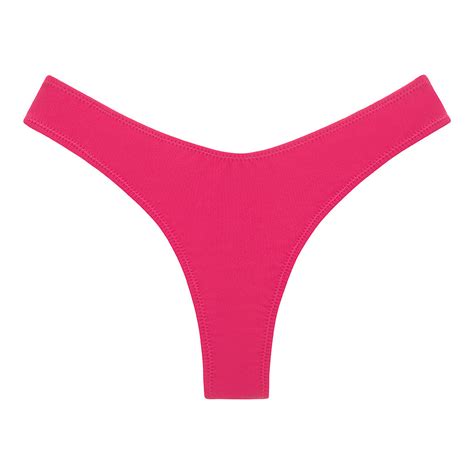 Montce Women S Pink Purple Raspberry Lulu Zig Zag Stitch Bikini Bottom In Pink Purple ModeSens