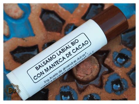 BÁLSAMO LABIAL BIO CON CACAO Y KARITÉ Biovegana