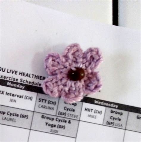 Colorful Refrigerator Magnets Crochet Flower Magnets Colorful Flower