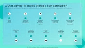 CIOs Roadmap To Enable Strategic Cost Optimization Essential CIOs ... 