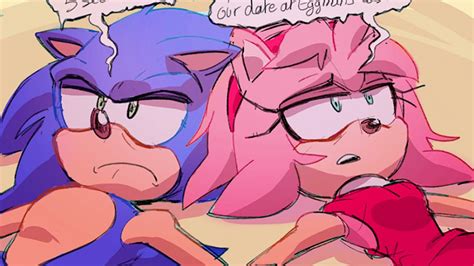 Sonic And Amy Go On A Date Sonamy Comic Dub Youtube