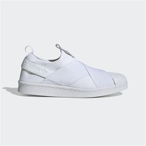 Adidas Superstar Slip On Shoes White Adidas Mlt