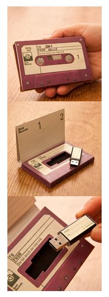 Darling Gift Idea Gadgets Mixtape Usb Packaging Design