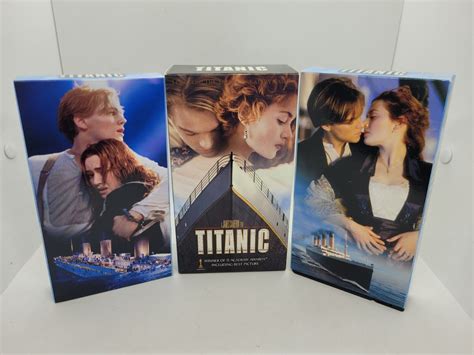 Titanic VHS 1998 2 Tape Set Pan And Scan VTG Leonardo DiCaprio