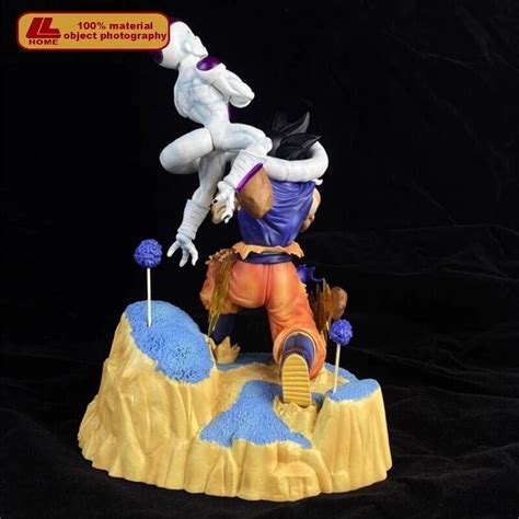 Anime Dragon Ball Z Battle Namek Son Goku Bite Frieza S Tail Figure