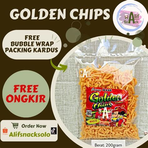 Jual Golden Chipps Golden Chips Potato Chips Jagung Mas Snack Jadul