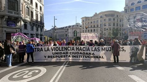 Manifestaciones Del 25n Contra La Violencia De Género En Directo La