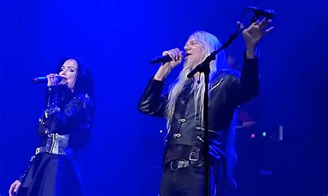 Se Tidl Nightwish Medlemmer Tarja Turunen Og Marko Hietala Synge