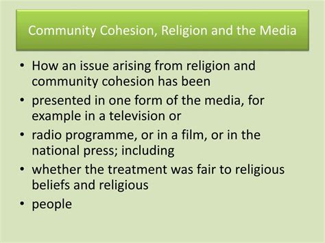 PPT Community Cohesion Revision PowerPoint Presentation Free