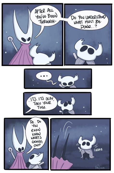 Hollow Knight Cute Fan Art Comic