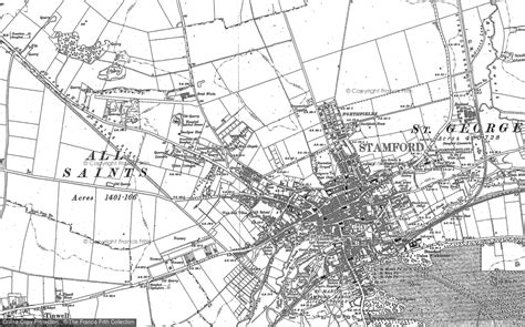 Old Maps of Stamford, Lincolnshire - Francis Frith