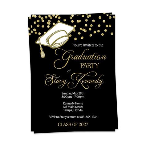 Graduation Party Open House Invitation Wording