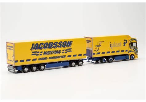 Herpa 316286 Scania CS 20 HD Schwedencombi Jacobsson H0 1 87 LKW