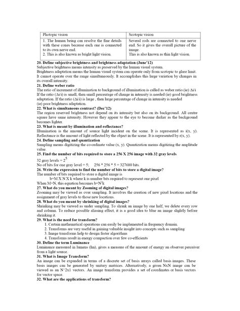 SOLUTION Digital Image Processing Fundamentals Quiz Bank Studypool