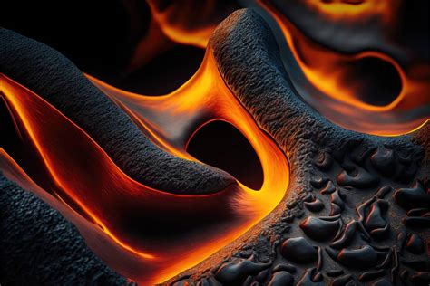 Volcanic lava hd wallpaper 4k background