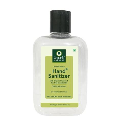 Organic Harvest Ethanol Hand Sanitizer 70 Alcohol Content Price From