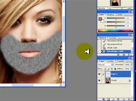 Tutorial Poner Barba En Photoshop Youtube