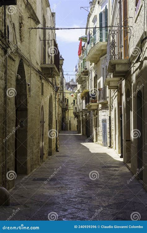 Ruvo Di Puglia Historic City In Apulia Street Stock Photo Image Of