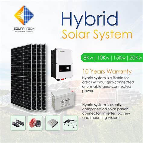 Growatt Full 10kw Kits Complete 3phase 5kw 10kVA 30kw On Off Grid