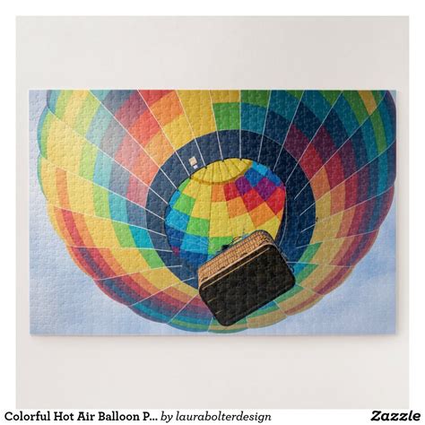 Colorful Hot Air Balloon Photograph Jigsaw Puzzle