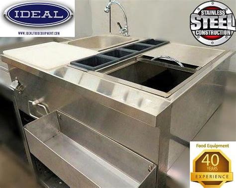 New Bar Sink Combo Ice Bin Speed Rail Sink Opener Tow