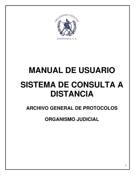 Apertura De Protocolo En Linea Manual De Usuario Sistema De