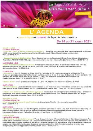 Calaméo Calendrier des animations estivales Newsletter Du 24 au 31